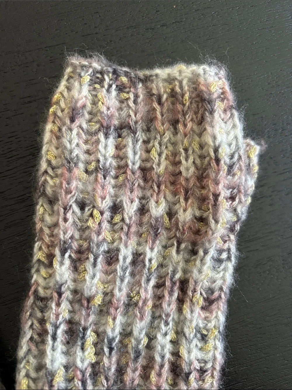 NWT LOFT Ribbed Fingerless Mittens